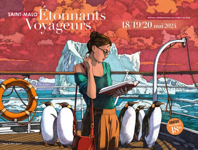 Affiche du Salon Étonnants Voyageurs à St-Malo