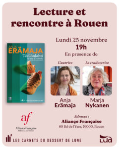 Lecture et rencontre Anja Erämaja à Rouen