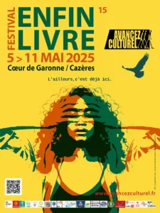 Affiche du Festival EnFin Livre 15 à Cazères