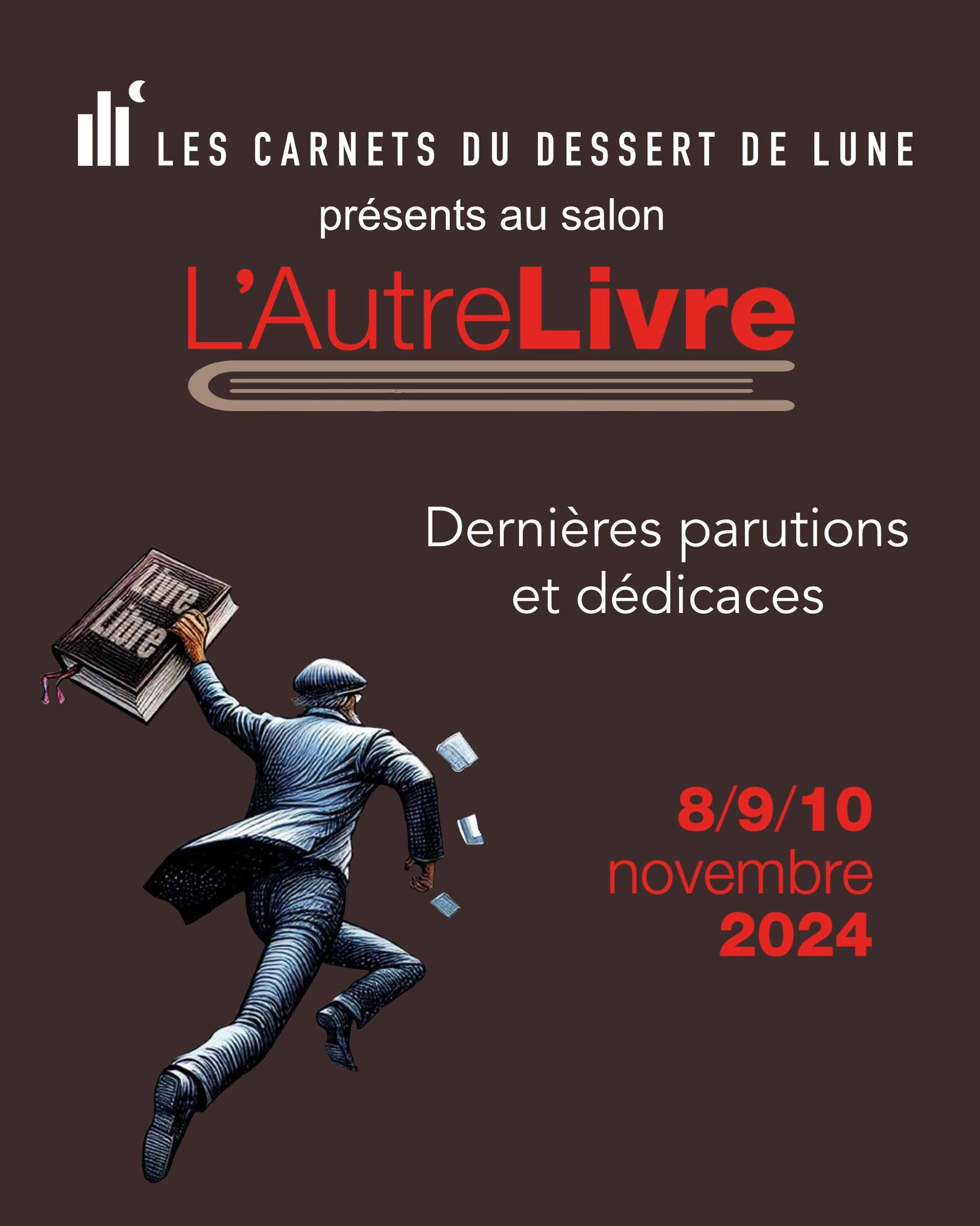 Affiche du Salon de l'Autre Livre Automne 2024 à Paris