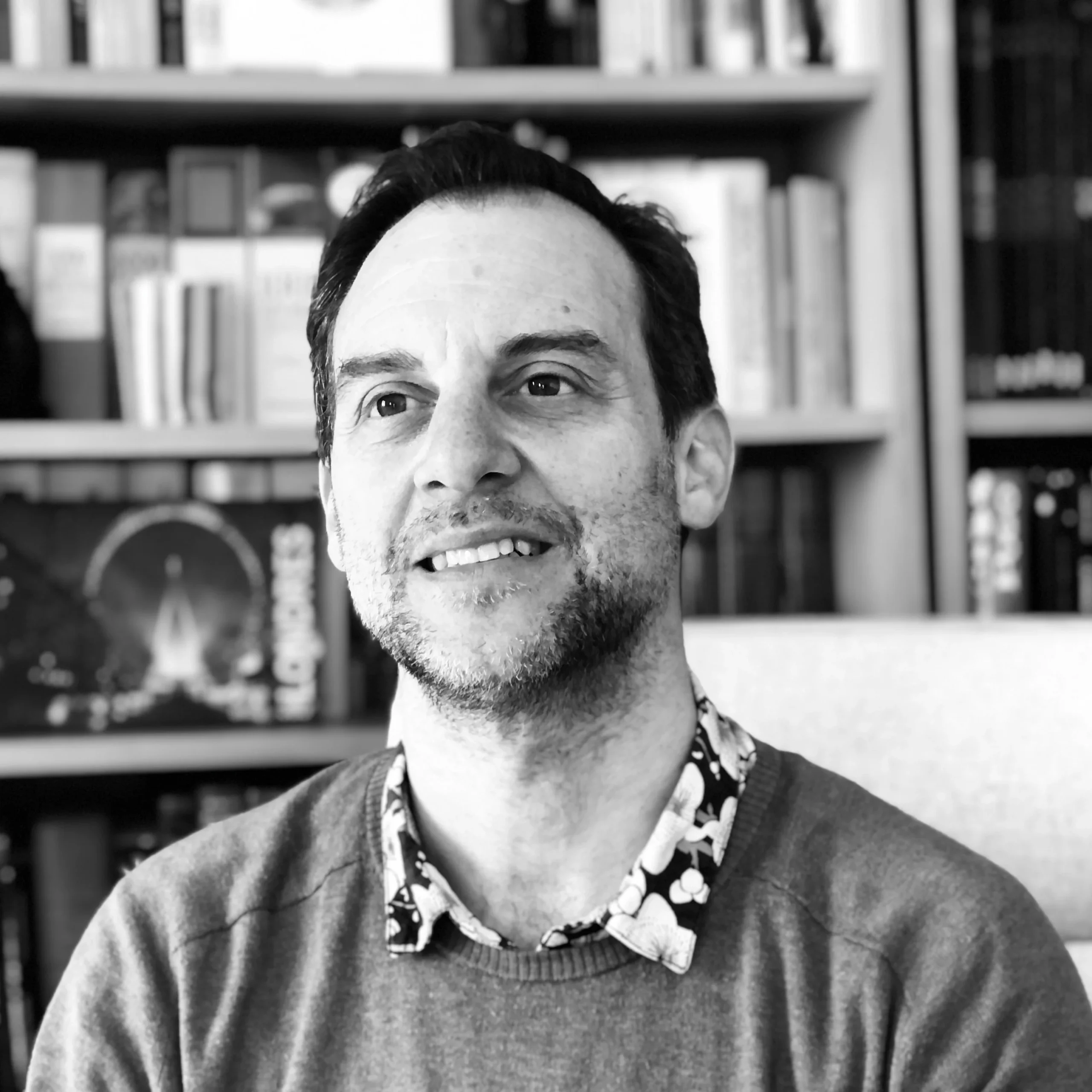 Portrait du poète Olivier Hervé